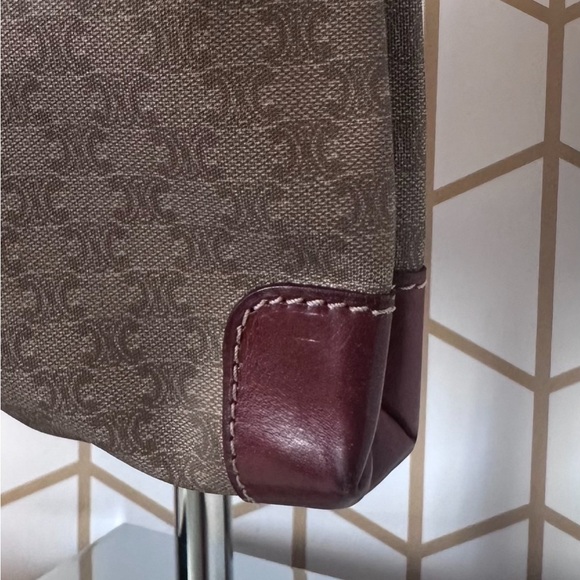 Celine Macadam Canvas Handbag Beige/brown. 
Pre-loved. Authentic. - Picture 6 of 7